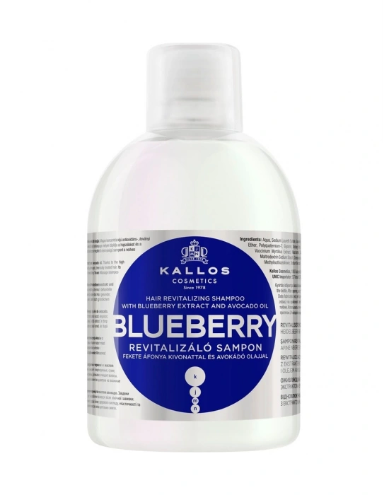 Kallos Cosmetics Blueberry Canlandırıcı Şampuan 1 L