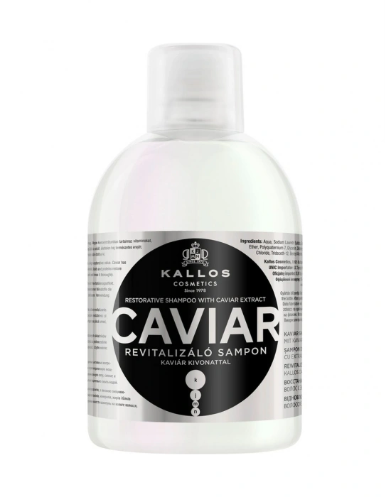 Kallos Cosmetics Caviar Havyar Özlü Onarıcı Şampuan 1 L