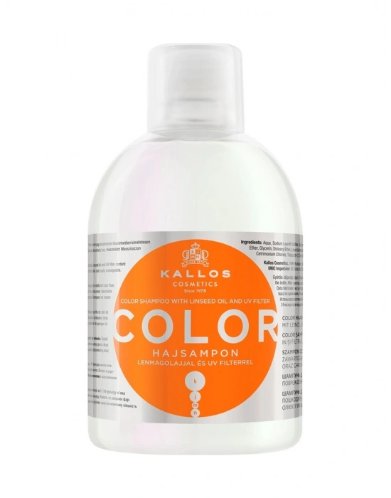 Kallos Cosmetics Color Boyalı Saçlara Uv Filtreli Şampuan 1 L