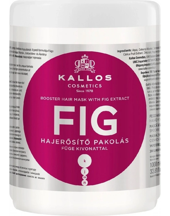Kallos Cosmetics Fig Booster Saç Maskesi 1 L