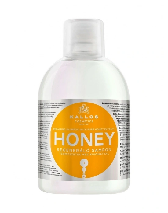 Kallos Cosmetics Honey Saf Bal Özlü Yenileyici Şampuan 1 L