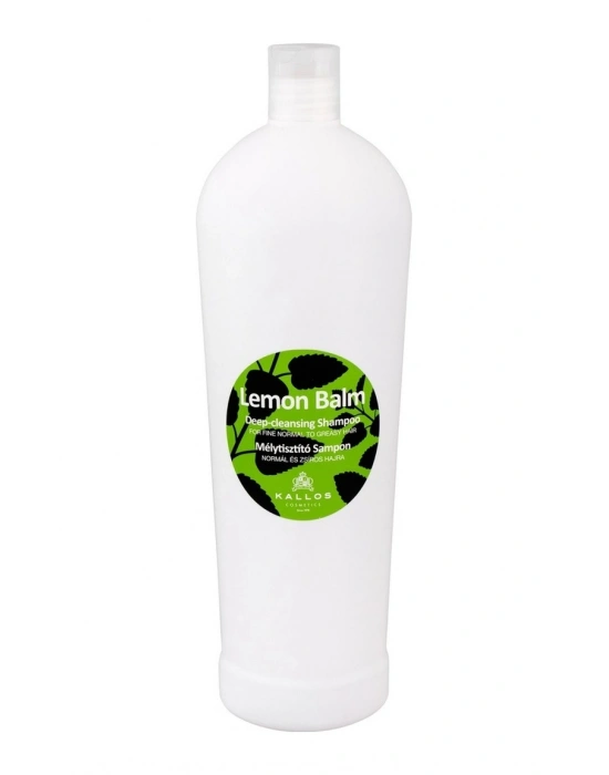 Kallos Cosmetics Lemon Balm Yağlı Saçlar için Şampuan 1 L