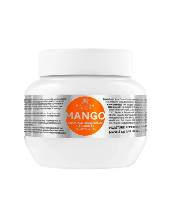 Kallos Cosmetics Mango Nem verici ve Onarıcı Saç Maskesi 275 ML