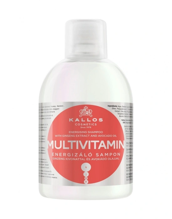 Kallos Cosmetics Multivitamin Enerji Veren Şampuan 1 L