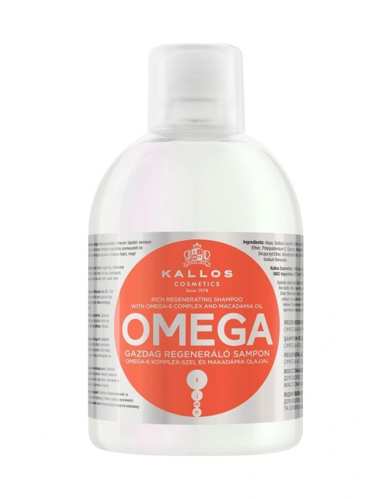 Kallos Cosmetics Omega Onarım Şampuanı 1 L