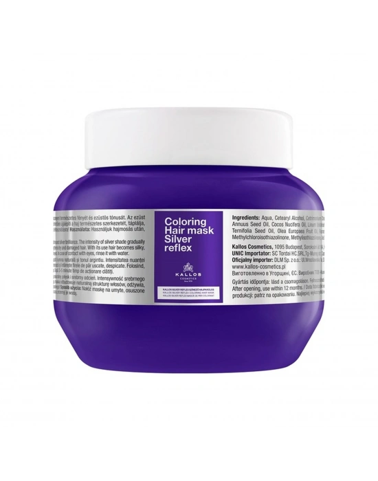 Kallos Cosmetics Silver Reflex Turunculaşma Önleyici Maske 275 ML