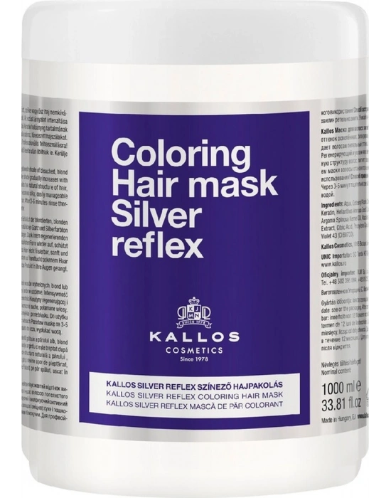 Kallos Cosmetics Silver Reflex Turunculaşma Önleyici Saç Maskesi 1 L