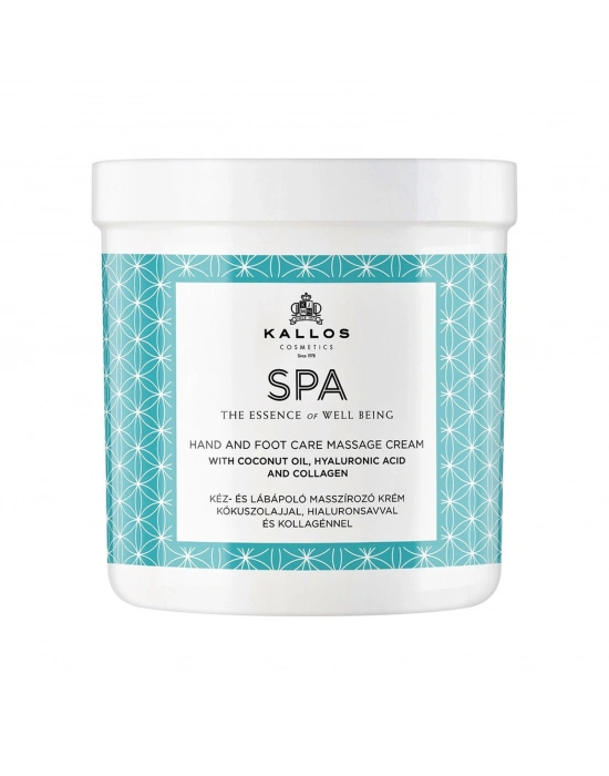Kallos Cosmetics Spa El ve Ayak Bakım Masaj Kremi 500 ML