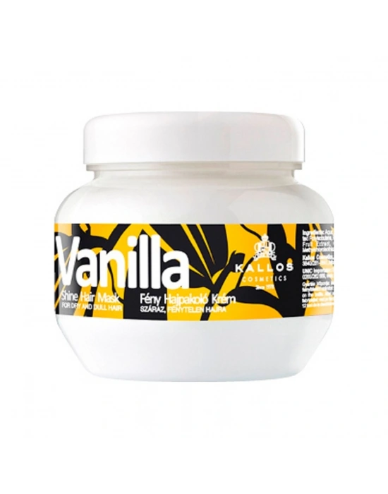 Kallos Cosmetics Vanilla Işıltı verici Saç Maskesi 275 ML