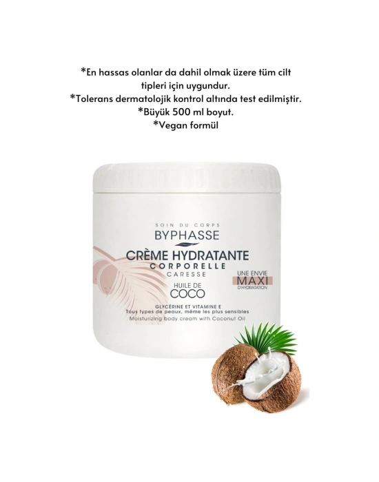 Nemlendirici Vücut Kremi Hindistan Cevizi Yağlı 500ml