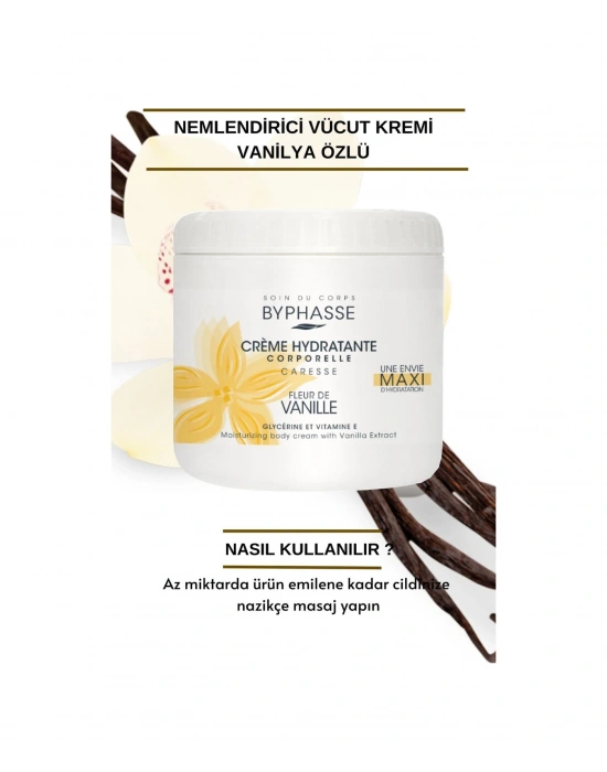 Nemlendirici Vücut Kremi Vanilya Özlü 500ml