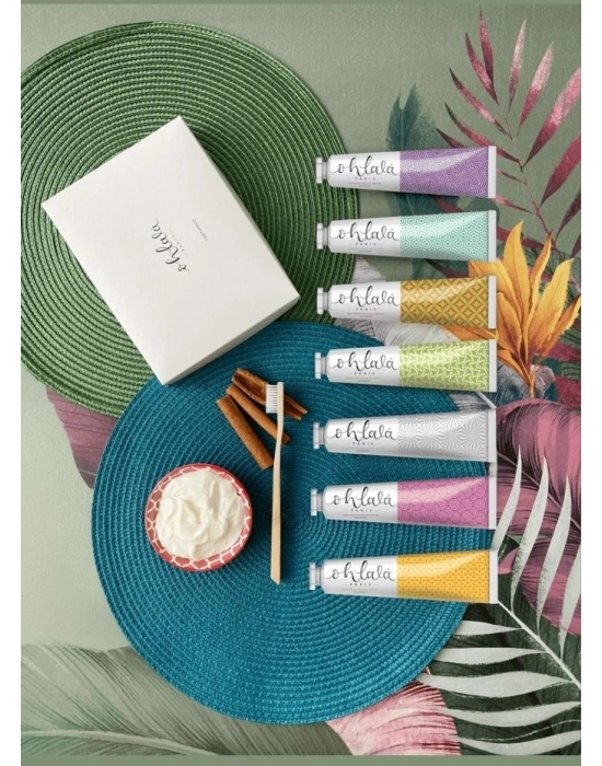 Ohlala Cinnamon 75 Ml + Fresh Mint 15 Ml + Raspberry Mint 15 Ml Spring Set Diş Macunu
