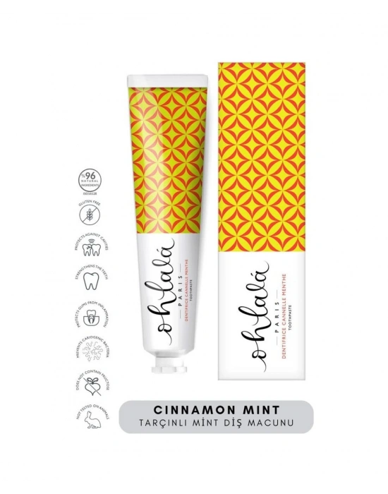 Ohlala Cinnamon Mint Tarçın-nane Diş Macunu 75ml