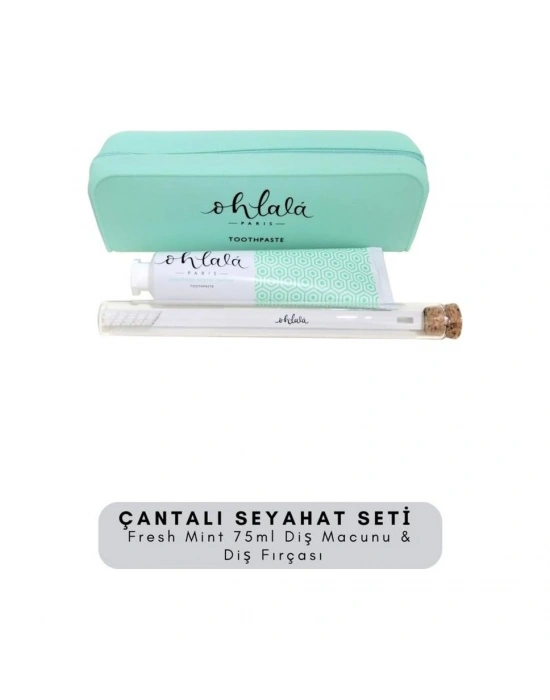 Ohlala Fresh Mint 75 Ml + Dental Luxe Diş Fırçası Premium Seyahat Seti