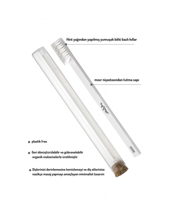 Ohlala Premium Soft Diş Fırçası Beyaz