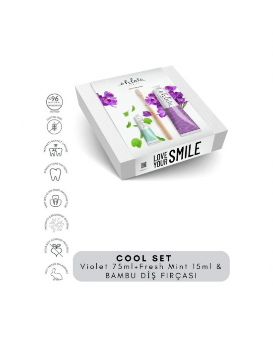 Ohlala Violet Mint 75ml + Fresh Mint 15 Ml + Bambu Diş Fırçası Cool Set