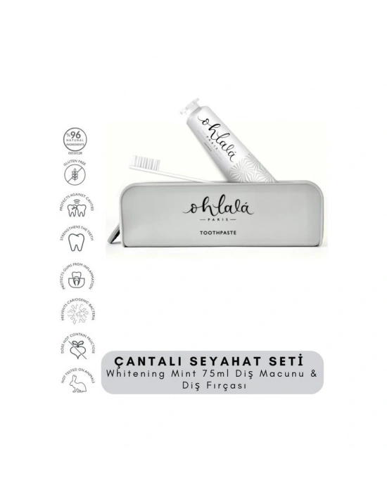 Ohlala Whitening 75 Ml + Dental Luxe Diş Fırçası Premium Seyahat Seti