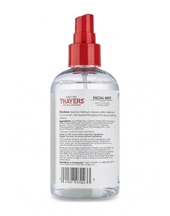 Thayers Cadı Fındığı ve Gül Yaprağı İçerikli Yüz Spreyi 237 ML