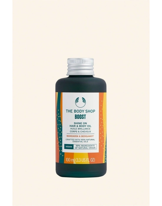 The Body Shop Boost Shine On Saç Ve Vücut Yağı 100 Ml