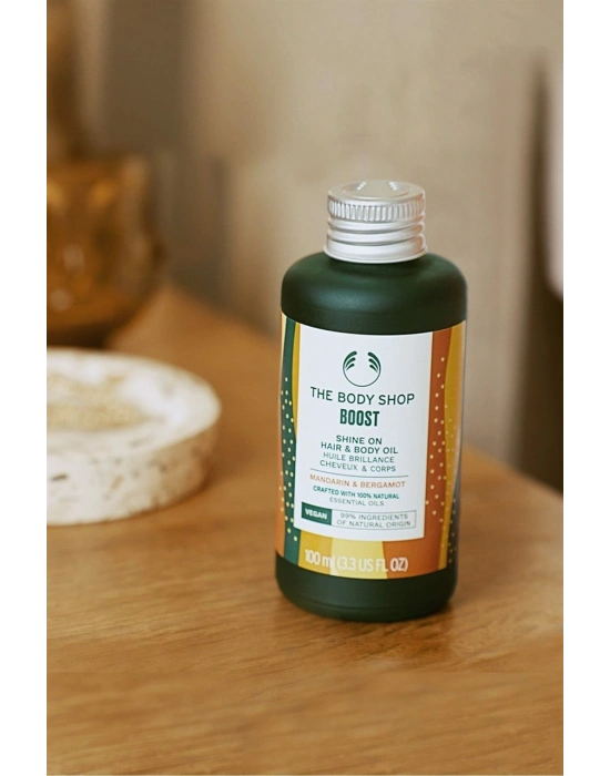 The Body Shop Boost Shine On Saç Ve Vücut Yağı 100 Ml