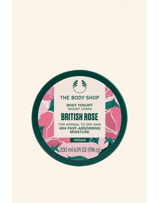 The Body Shop British Rose Body Yogurt 15 Saniyede Emilen Vücut Nemlendiricisi 200 Ml