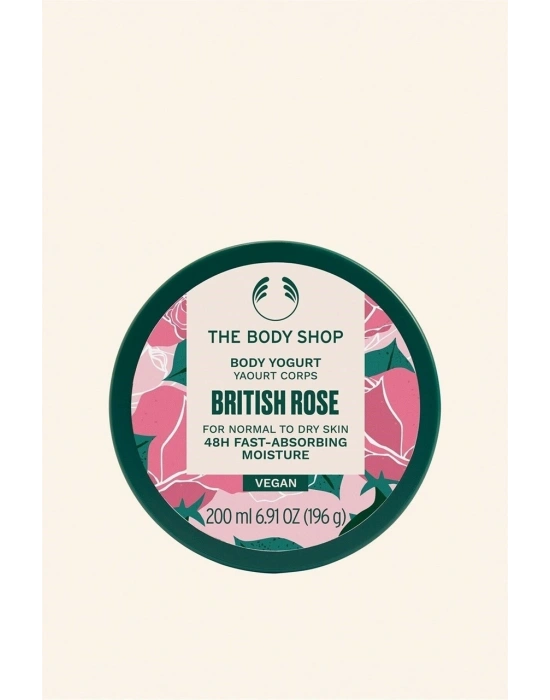 The Body Shop British Rose Body Yogurt 15 Saniyede Emilen Vücut Nemlendiricisi 200 Ml