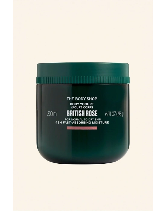 The Body Shop British Rose Body Yogurt 15 Saniyede Emilen Vücut Nemlendiricisi 200 Ml