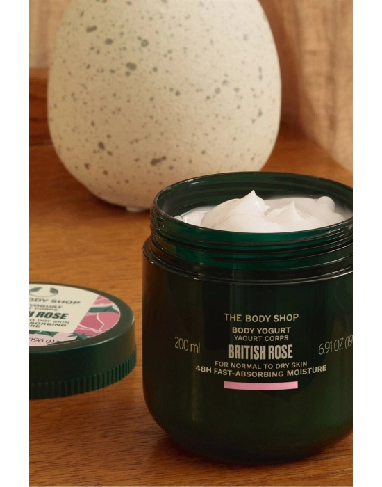 The Body Shop British Rose Body Yogurt 15 Saniyede Emilen Vücut Nemlendiricisi 200 Ml
