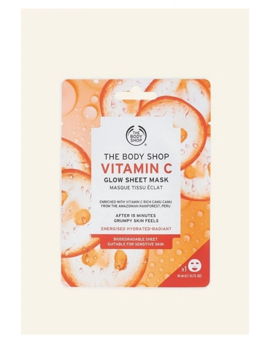 The Body Shop Vitamin C Kağıt Yüz Maskesi Tek Kullanımlık