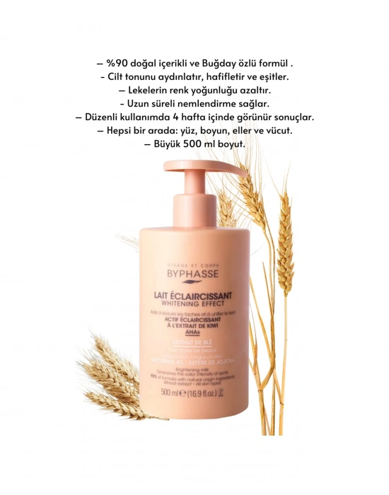 Ton Eşitleyici Ve Aydınlatıcı Vücut Sütü - Buğday Özlü 500ml