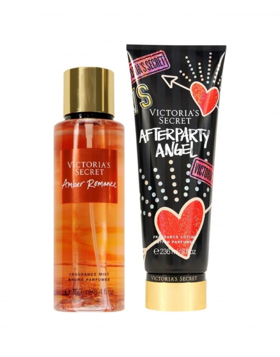 Victorias Secret Amber Romance & After Party Angel Vücut Losyonu Ve Spreyi 2li Set
