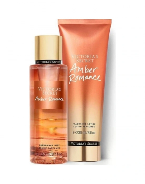 Victorias Secret Amber Romance Vücut Losyonu 236 ML + Amber Romance Vücut Spreyi 250 ML