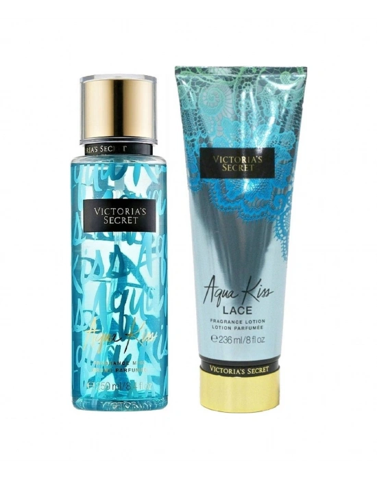 Victorias Secret Aqua Kiss Lace Vücut Losyonu 236 ML + Aqua Kiss Vücut Spreyi 250 ML