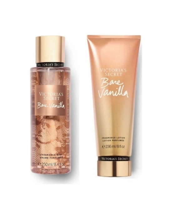 Victorias Secret Bare Vanilla Vücut Losyonu 236 ML + Bare Vanilla Vücut Spreyi 250 ML