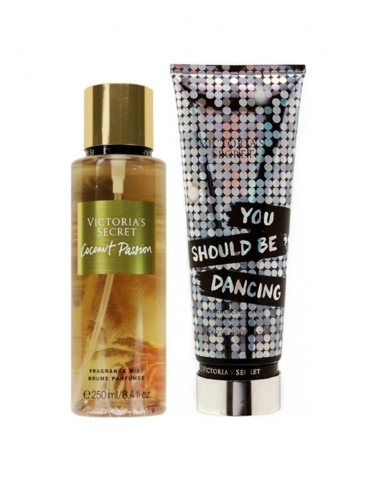 Victorias Secret Coconut Passion & You Should Be Dancing Vücut Losyonu Ve Spreyi 2li Set