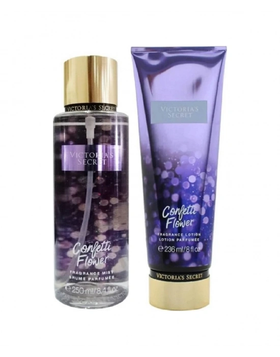 Victorias Secret Confetti Flower Vücut Losyonu 236 ML + Confetti Flower Vücut Spreyi 250 ML