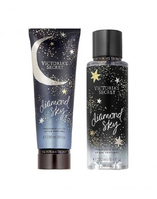 Victorias Secret Diamond Sky Vücut Losyonu 236 ML + Diamond Sky Vücut Spreyi 250 ML