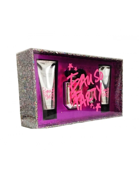 Victorias Secret Eau So Party Kadın Parfüm EDP 50 ML + 7 ML + Duş Jeli + Vücut Losyonu