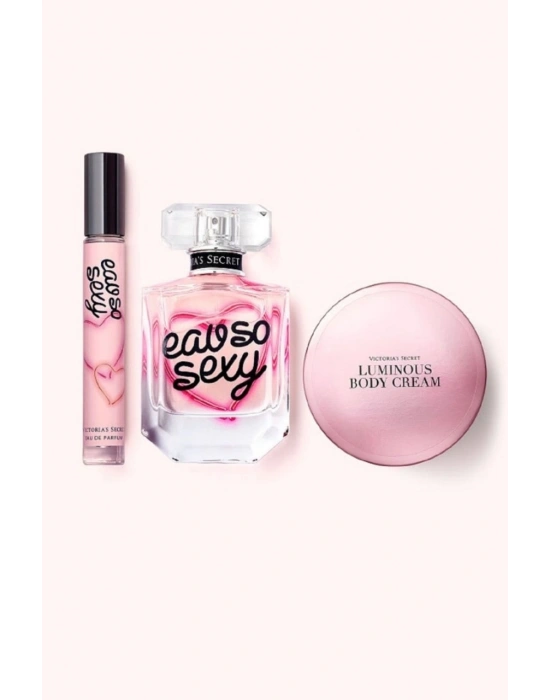 Victorias Secret Eau So Sexy Kadın Parfüm EDP 50 ML + EDP 7 ML + Vücut Kremi 85 G