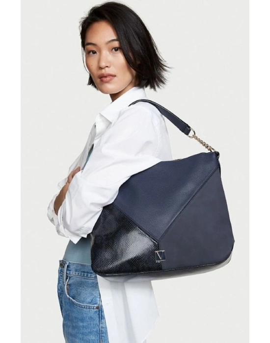 Victorias Secret Kadın Gece Mavisi Hobo Çanta Lacivert