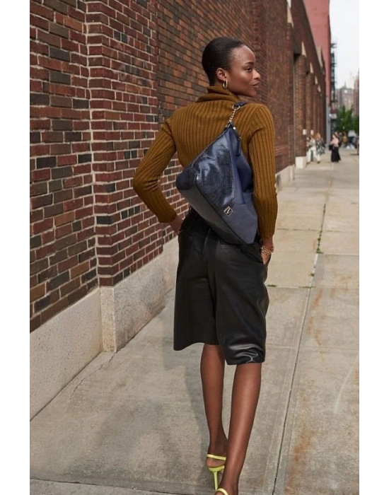 Victorias Secret Kadın Gece Mavisi Hobo Çanta Lacivert