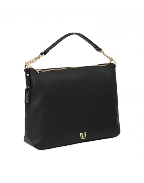 Victorias Secret Kadın Siyah Hobo Çanta Siyah