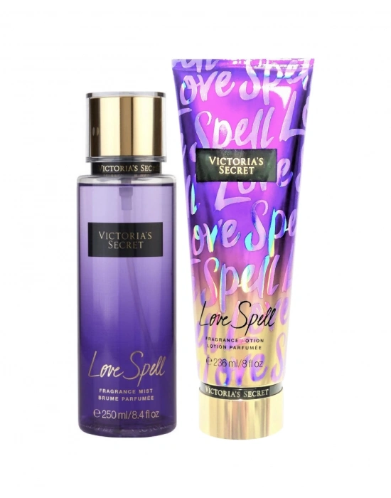 Victorias Secret Love Spell & Seasonal Design Vücut Losyonu Ve Spreyi 2li Set