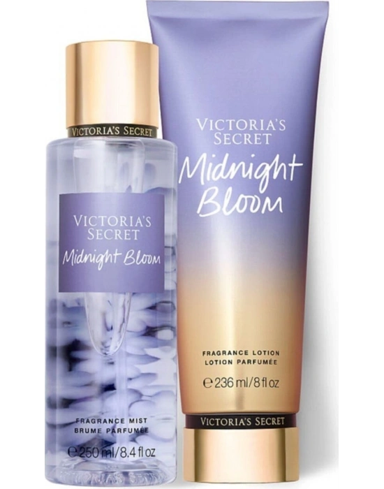 Victorias Secret Midnight Bloom Vücut Losyonu 236 ML + Midnight Bloom Vücut Spreyi 250 ML