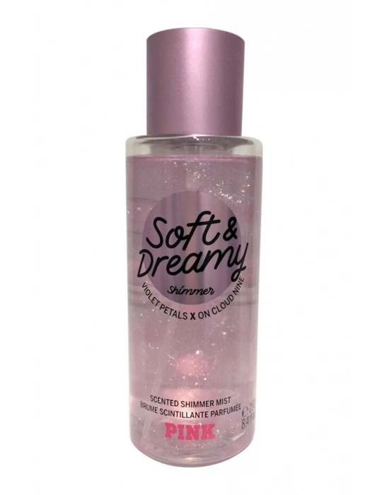 Victorias Secret Pink Soft & Dreamy Shimmer Simli Işiltili Kadın Vücut Spreyi 250 ML