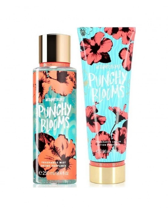 Victorias Secret Punchy Blooms Vücut Losyonu 236 ML + Punchy Blooms Vücut Spreyi 250 ML