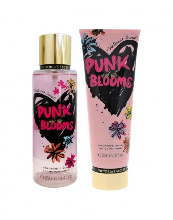 Victorias Secret Punk Blooms Vücut Losyonu 236 ML + Punk Blooms Vücut Spreyi 250 ML