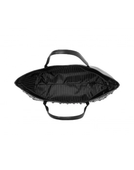 Victorias Secret Siyah Metal Aksesuar Detayli Omuz Çantası Siyah