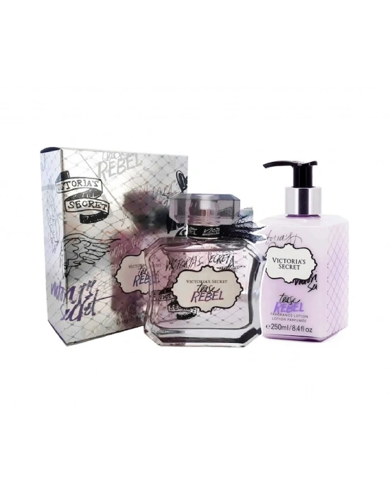 Victorias Secret Tease Rebel Kadın Parfüm EDP 100 ML + 250 ML Vücut Losyon Seti