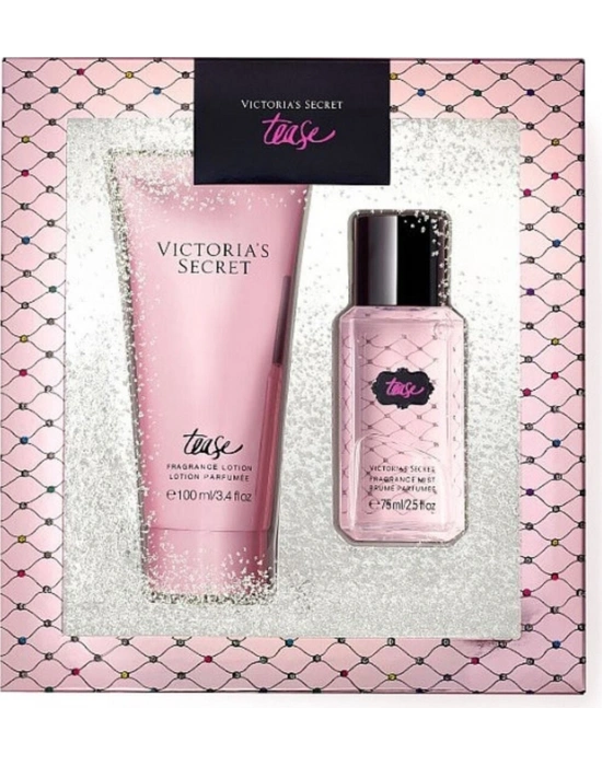 Victorias Secret Tease Vücut Spreyi 75 ML + Vücut Losyonu 100 ML